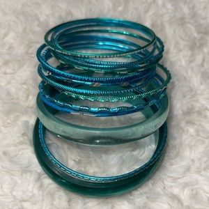 Blue / Turquoise Bangles